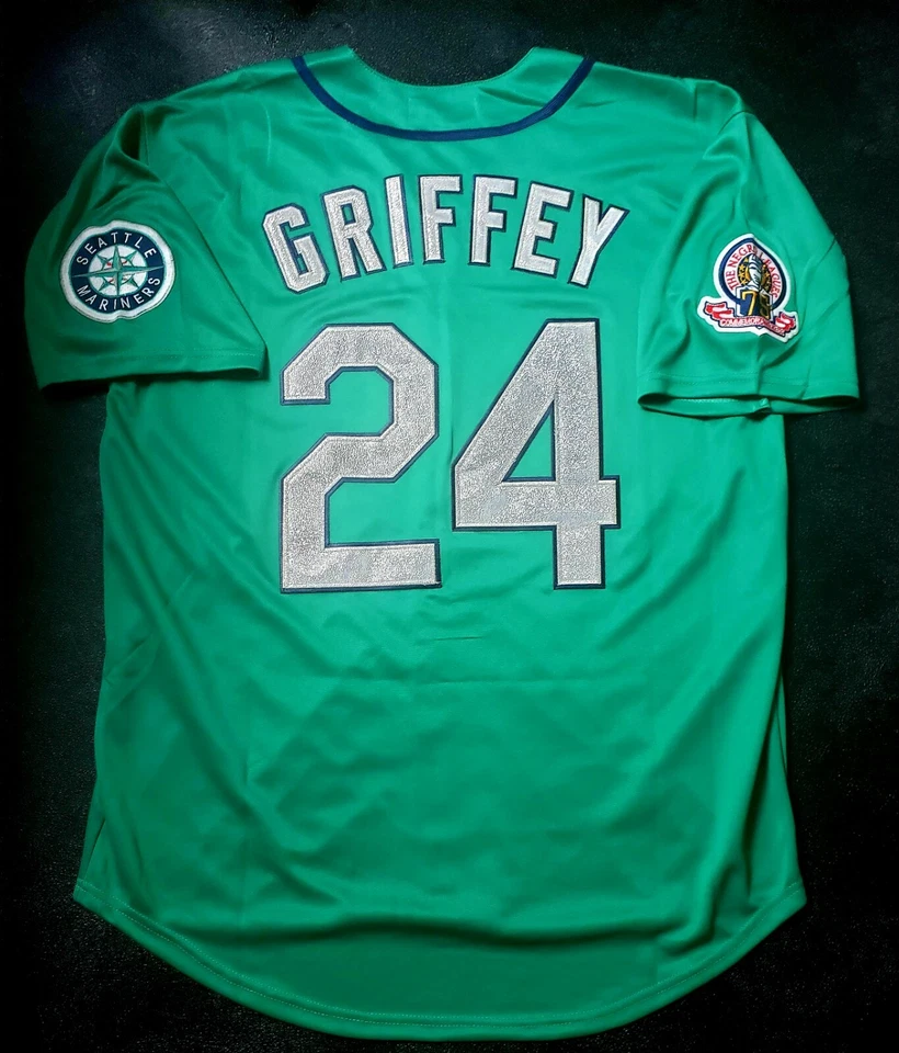 Ken Griffey Jr Seattle Mariners Jersey 1995 Retro Throwback Stitched NEW💥SALE! - Image 1 of 4