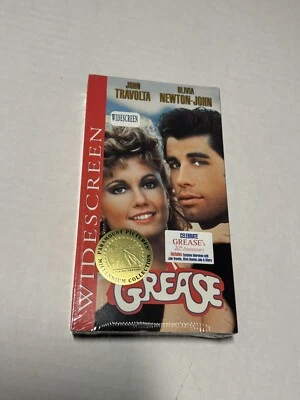 Grease VHS Widescreen Sealed 20th Anniversary John Travolta Olivia Newton John - Image 1 of 4
