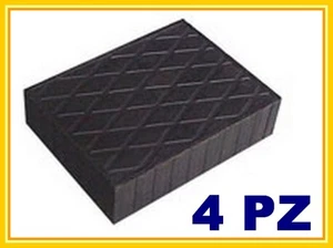 Tamponi in gomma H 40 mm per ponti sollevatori ruote - MADE IN ITALY - 4 pezzi-@ - Imagen 1 de 1