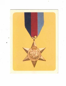 VITA BRITS 1966 MILITARY DECORATIONS & MEDALS Card. No. 28 The 1939-45 Star - Picture 1 of 2