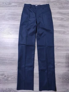 Lands End Pants Boys Size 14 Blue Navy Adjustable School Uniform 32" Inseam - Picture 1 of 8