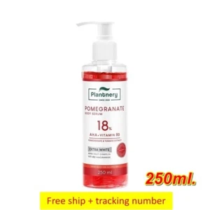 New AHA Body Serum Extra White Red Plantnery Pomegranate Exfoliates Dull Skin - Picture 1 of 9