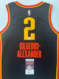 Shai Gilgeous-Alexander Signed Autographed Nike Swingman Jersey OKC Thunder JSA  - Picture 1 of 4
