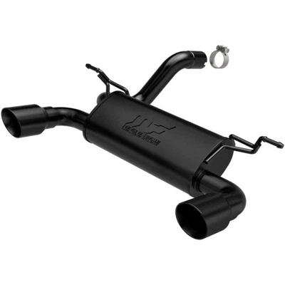 MagnaFlow Fits 2018+ Jeep Wrangler 3.6L Dual Black Tip Axle-Back Exhaust Foto 1 de 4