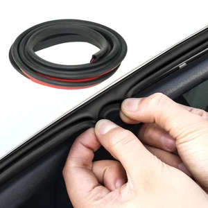 2M Rubber P-Type Car Door Edge Sealed Strip Soundproof Weatherstrip Accessories - Foto 1 di 11