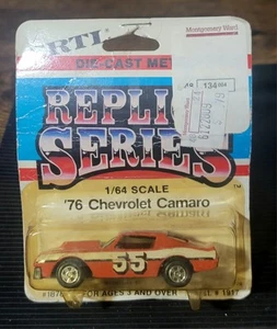 ERTL 1/64 DIECAST - #1878 '76 CHEVROLET CAMARO RACER ORANGE VINTAGE - Picture 1 of 6