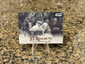 Topps Stadium Club JT REALMUTO #166 SP 2019 blanco y negro (exclusivo de hobby) - Imagen 1 de 3