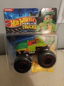 Hot Wheels Monster Trucks Teenage Mutant Ninja Turtles Raphael TMNT New - Picture 1 of 2