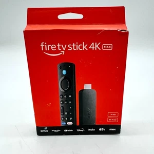New Amazon Fire TV Stick 4K Max 16Gib Memory WiFi 6E Tri Band Ultra HD - Picture 1 of 3