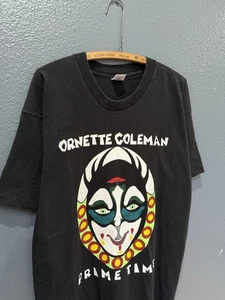 T-shirt vintage anni 90 Ornette Coleman Dancing In Your Head Jazz nera XL - Foto 1 di 4