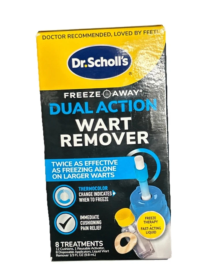 Dr Scholl's Dual Action Freeze Away Wart Remover, 8 ct – Twice as Effective as - Image 1 of 1