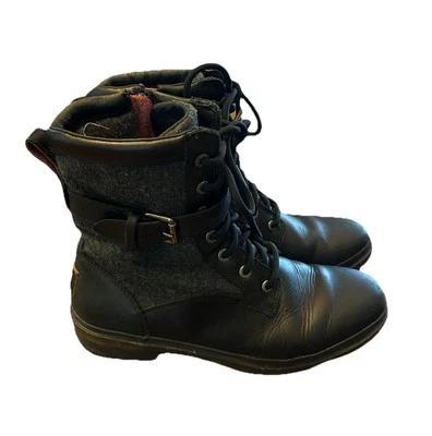 BOTAS TOBILLERAS UGG talla 8 para mujer KESEY impermeables cuero gris/negro 1005264 F25 Foto 1 de 4