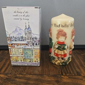 Nuevo en caja Vintage Salzburgo Tallado Cera Pilar Vela Emperador Arte #60 Anillo Campanas 1986 - Imagen 1 de 11