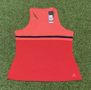 NWT Adidas Women's Fall Club Climalite Tank Red Top gym running fitness Size XL - Picture 1 of 15