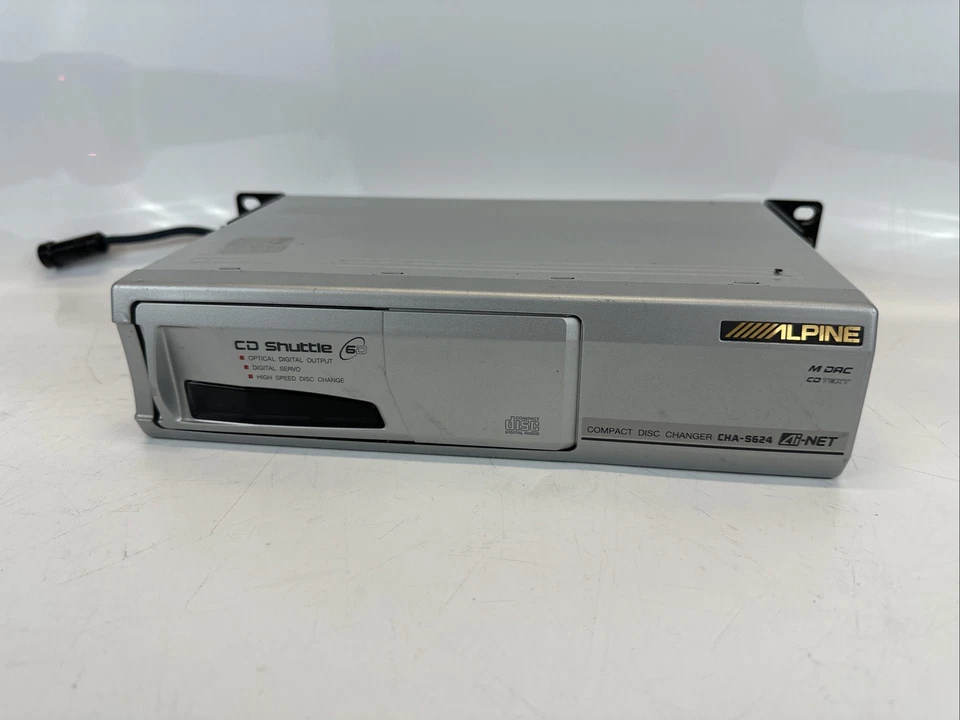 ALPINE # CHA-S624 Ai-NET/M-Bus CD Shuttle Digital Optical Vintage Old School #01 - Image 1 of 4