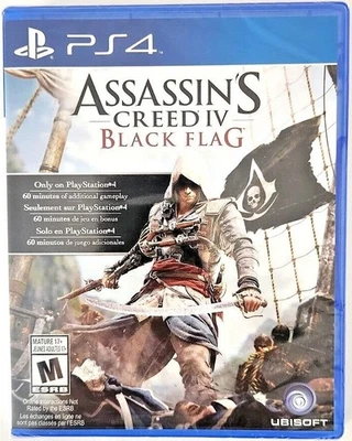 Assassins Creed IV Black Flag PS4 Playstation 4 Brand New Sealed - image 1 of 2