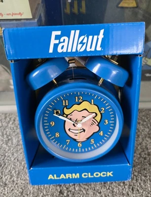 RELOJ DESPERTADOR OFICIAL FALLOUT 111 VAULT BOY TOP TIMBRE NUEVO EN CAJA Foto 1 de 4