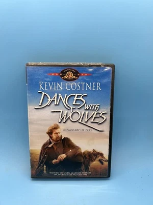 Dances With Wolves DVD Kevin Costner 1990 MGM Western Oscar Winner English Frenc - Image 1 of 3