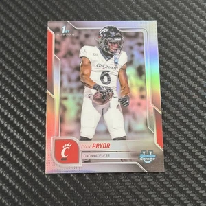 2025 Bowman Chrome U 1st Evan Pryor #118 Cincinnati Base Refractor - Picture 1 of 2