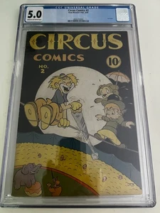 Circus Comics #2 (1945) CGC 5.0 - Golden Age - Picture 1 of 3