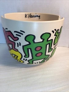 Keith Haring Artist Ramen Noodle Feed Me Bowl Read** - Picture 1 of 8