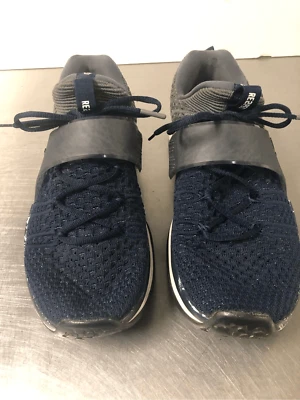 Entrenador Air Jordan Flyknit 2 para hombre azul marino y gris talla 11 Foto 1 de 4