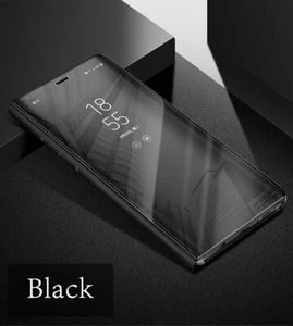 Coque à Rabat pour Samsung Galaxy S10 Plus Cover Flip Case Translucide Miroir A - Imagen 1 de 2
