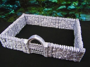 20pc Stone Wall Set Graveyard / Cemetery Scatter Terrain Scenery Tabletop Gaming - Picture 1 of 3