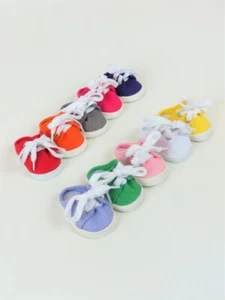 Zapatos de tenis sin cordones se adaptan a American Girl 18 pulgadas muñeca ropa zapatillas - Imagen 1 de 11