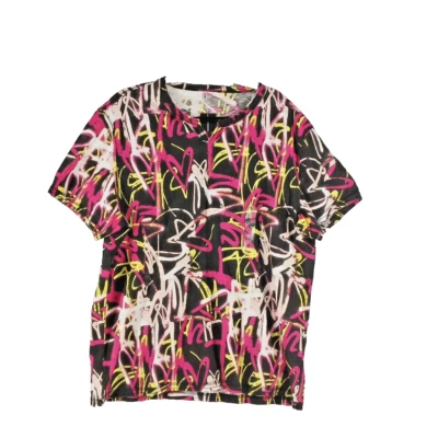 NUEVO CON ETIQUETAS INC Graffiti Hombres Camiseta Talla XL (16-18) Multicolor Mezcla Algodón Tejido Foto 1 de 4