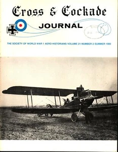 CROSS & COCKADE V21 N2 EXPATRIATE AND EX OFFICIO AIRCRAFT OF THE CENTRAL POWERS_ - Picture 1 of 2