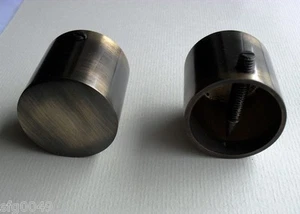 Tappo terminale corda ottone 30/40 mm brunito antico corda tappo chiusura corde corrimano - Foto 1 di 4