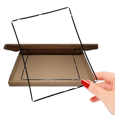 iPad 4 Cadre Noir Joint Plastique Contour Vitre Tactile Châssis Adhésif Precollé - Imagen 1 de 3