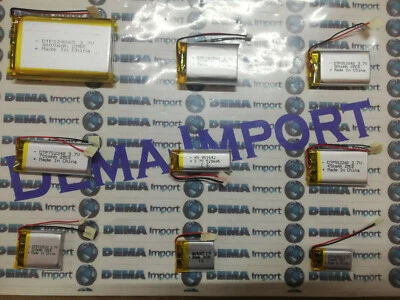 Litio batterie ai polimeri varie mha 3.7 v DTP device basso drenaggio gps mp3 - Immagine 1 di 4