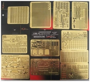 Acorazado Flyhawk FH700023 1/700 SEGUNDA GUERRA MUNDIAL USN Missouri [para Tamiya31613] - Imagen 1 de 4
