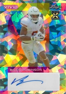2023 Leaf Vivid - Bijan Robinson (RC) - Autograph - 4/9