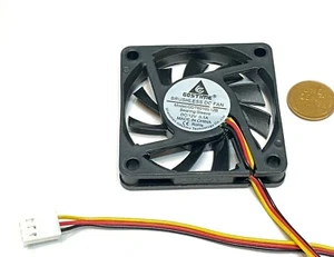 12v Fan 3Pin 6010 60x60x10mm Computer Case dc cpu pc 60mm Cooling 6cm E1 - Afbeelding 1 van 1