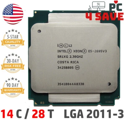 Intel Xeon E5-2695 V3 SR1W9 SR1XG 2.30GHz 35M 14-Core LGA 2011-3 Server CPU 120W - Image 1 of 2