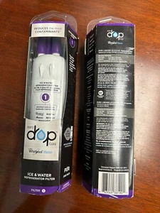 Paquete de 2 filtros W10295370A EDR1RXD1 9081 repuesto hielo refrigerador - nuevos - Imagen 1 de 2