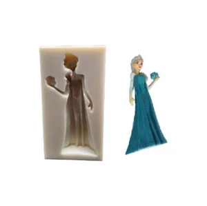 Frozen Prinzessin Elsa Fondant Harz Schokolade Silikon Form - Bild 1 von 1