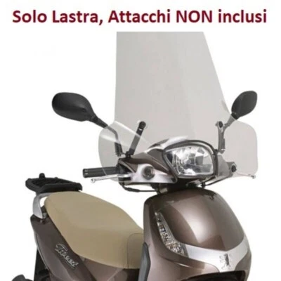 KAPPA Parabrezza senza Attacchi 50,8X66 Per Peugeot Tweet 150 2010-2022 - Immagine 1 di 3