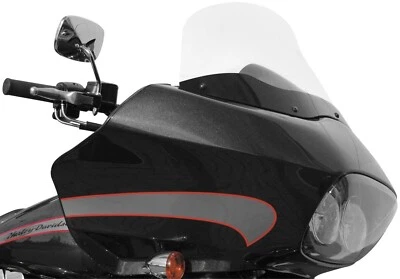 Жилет ветровой Road Glide 15 дюймов прозрачное лобовое стекло/ветровое стекло 62-1500 Harley 1998-13 - Изображение 1 из 4