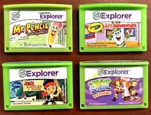 4 Leap Frog LeapPad Explorer Learning Games Leap Pad 1 2 3 XDI Ultra Ultimate - Picture 1 of 3