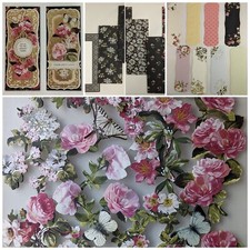 Anna Griffin Slimline Carte Noire Card Making Set - 72 Items Inc. 8 Cards