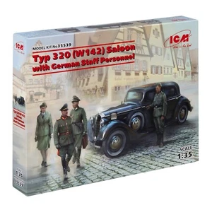 Kit modelo plástico escala 1/35 berlina tipo 320 (W142) con personal alemán ICM 35539 - Imagen 1 de 17