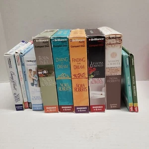 NORA ROBERTS Lot of 13 AUDIO CD lot DREAM Born WINTER ROSE First Impressions ++ - Picture 1 of 1