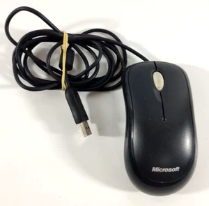 Souris filaire Microsoft Basic Optical Mouse v2.0 USB/PS2 Compatible Model 1113 - Photo 1/2