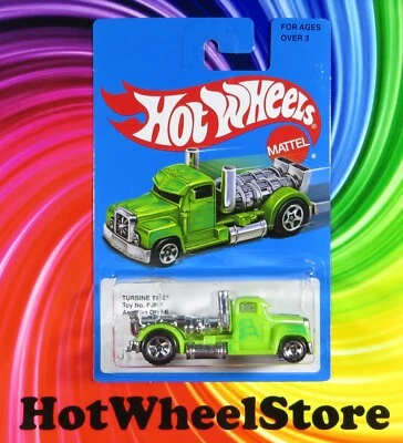 2016  Hot Wheels   Green   TURBINE TIME   Target Retro Exclusive   HW8-061123 - Image 1 of 4