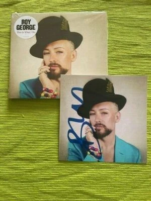 Boy George (Culture Club) "This is what I do" CD + signed art card Foto 1 de 4