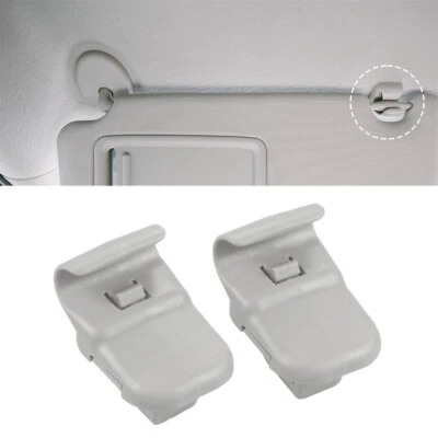 2 clips de parasol gris LC6269261B77 para Mazda 3BK 5CR 6GG1 CX-7 CX-9 RX-8 MPV Foto 1 de 4